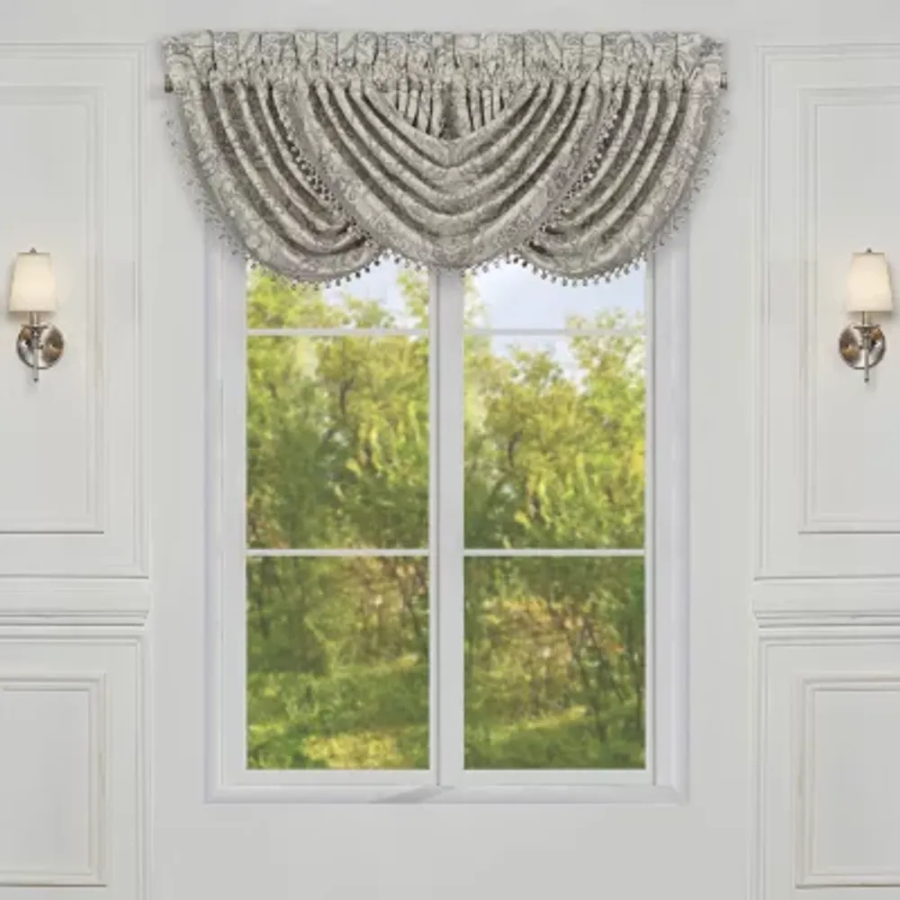 Queen Street Angelo Rod Pocket Waterfall Valance