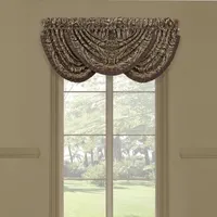 Queen Street Jeremy Rod Pocket Waterfall Valance