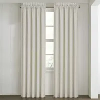 Queen Street Gabrielle Energy Saving Light-Filtering Rod Pocket Set of 2 Curtain Panel