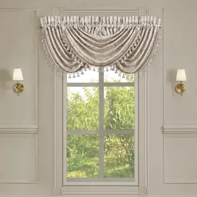 Queen Street Taylor Window Rod Pocket Waterfall Valance