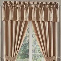 Queen Street Dallas Window Straight Rod Pocket Tailored Valance