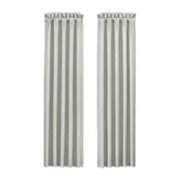 Five Queens Court Nouveau Light-Filtering Rod Pocket Set of 2 Curtain Panel