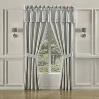 Five Queens Court Nouveau Light-Filtering Rod Pocket Set of 2 Curtain Panel