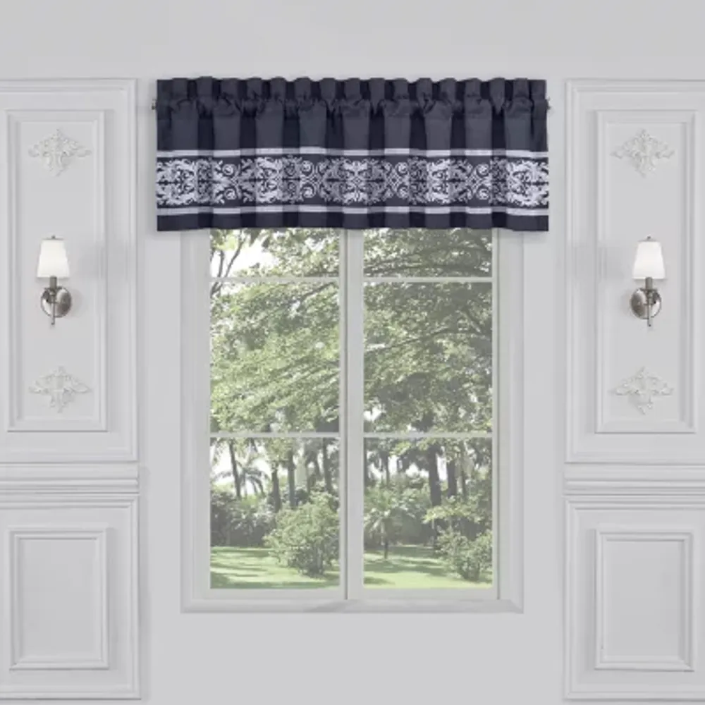 Five Queens Court Shelburne Rod Pocket Tailored Valance