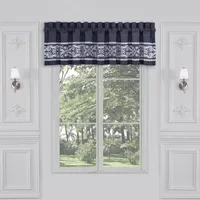 Five Queens Court Shelburne Rod Pocket Tailored Valance