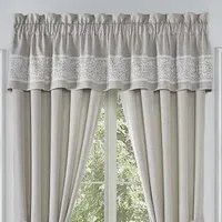 Queen Street Annie Rod Pocket Tailored Valance