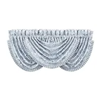 Queen Street Madeline Rod Pocket Waterfall Valance