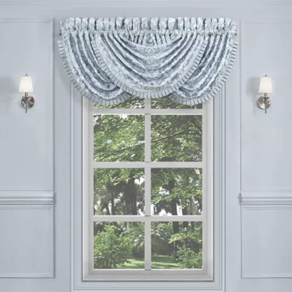 Queen Street Madeline Rod Pocket Waterfall Valance