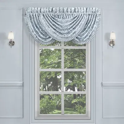 Queen Street Madeline Rod Pocket Waterfall Valance