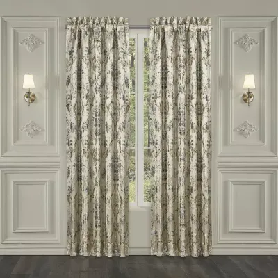 Queen Street Jillian Light-Filtering Rod Pocket Set of 2 Curtain Panel