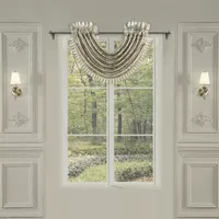 Queen Street Jillian Rod Pocket Waterfall Valance