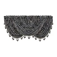 Queen Street Manila Rod Pocket Waterfall Valance