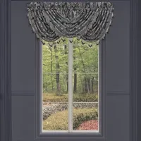 Queen Street Manila Rod Pocket Waterfall Valance