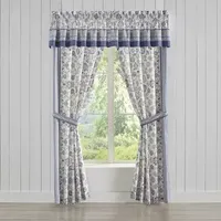 Royal Court Chelsea Light-Filtering Rod Pocket Set of 2 Curtain Panel