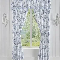 Royal Court Rialto Light-Filtering Rod Pocket Set of 2 Curtain Panel