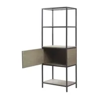 Madison Park Pagosa 3-Shelf Etagere Bookshelf