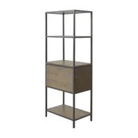 Madison Park Pagosa 3-Shelf Etagere Bookshelf