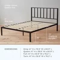 Dream Collection by Lucid® Metal Bed