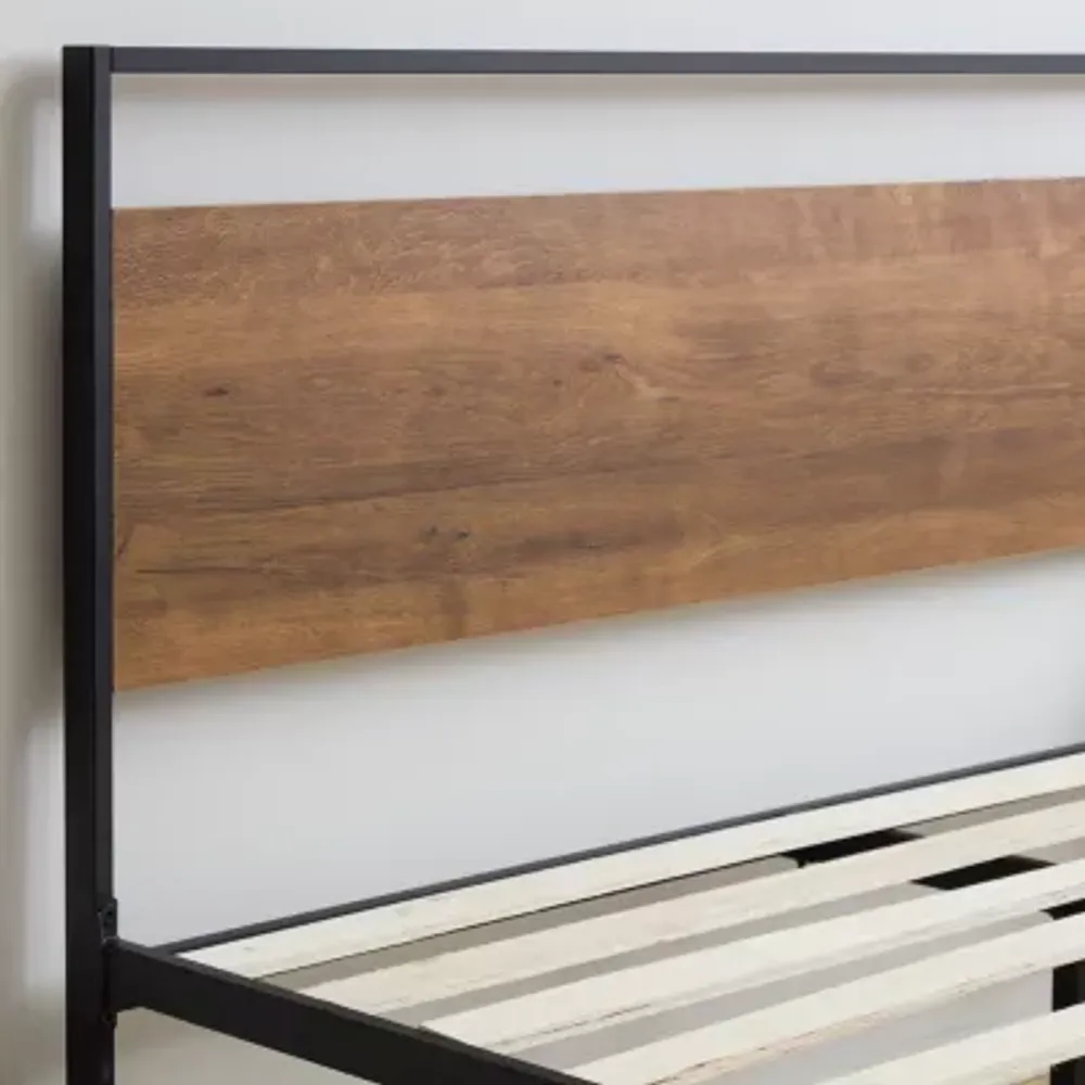Dream Collection by Lucid® Metal and Wood Bed