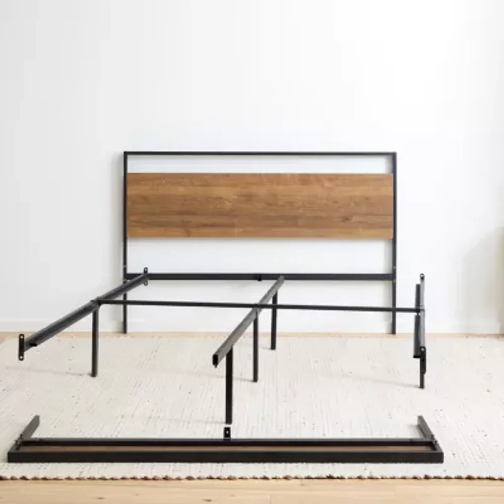 Dream Collection by Lucid® Metal and Wood Bed