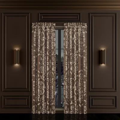 Queen Street Seymour Light-Filtering Rod Pocket Set of 2 Curtain Panel