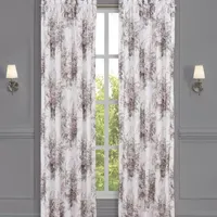 Royal Court Estelle Light-Filtering Rod Pocket Set of 2 Curtain Panel