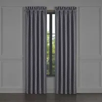 Five Queens Court Leah Energy Saving Light-Filtering Rod Pocket Set of 2 Curtain Panel