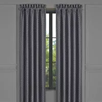 Five Queens Court Leah Energy Saving Light-Filtering Rod Pocket Set of 2 Curtain Panel