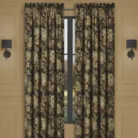 Five Queens Court Stefania Energy Saving Light-Filtering Rod Pocket Set of 2 Curtain Panel