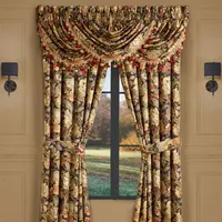 Five Queens Court Stefania Energy Saving Light-Filtering Rod Pocket Set of 2 Curtain Panel