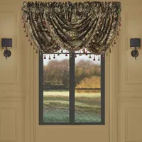 Five Queens Court Stefania Rod Pocket Waterfall Valance