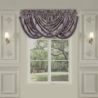 Five Queens Court Dominique Energy Saving Light-Filtering Rod Pocket Single Curtain Panel