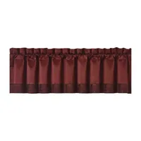 Five Queens Court Chianti Rod Pocket Tailored Valance