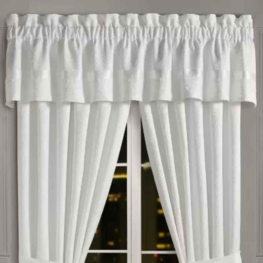 Queen Street Elegante Rod Pocket Tailored Valance