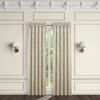 Queen Street Marcelle Light-Filtering Rod Pocket Set of 2 Curtain Panel