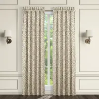 Queen Street Marcelle Light-Filtering Rod Pocket Set of 2 Curtain Panel