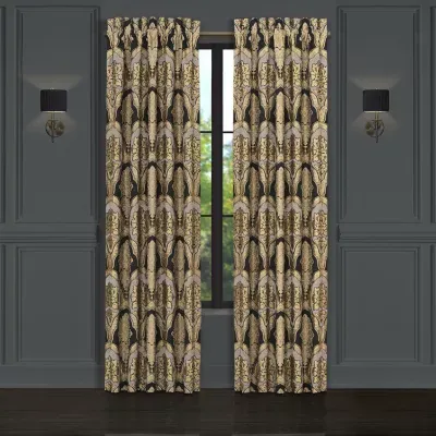 Queen Street Mandalay Light-Filtering Rod Pocket Set of 2 Curtain Panel