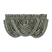 Queen Street Salerno Rod Pocket Waterfall Valance