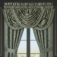 Queen Street Salerno Rod Pocket Waterfall Valance