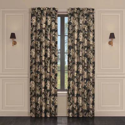 Queen Street Montecito Light-Filtering Rod Pocket Set of 2 Curtain Panel