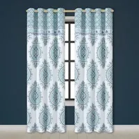 Queen Street Afton Light-Filtering Rod Pocket Set of 2 Curtain Panel