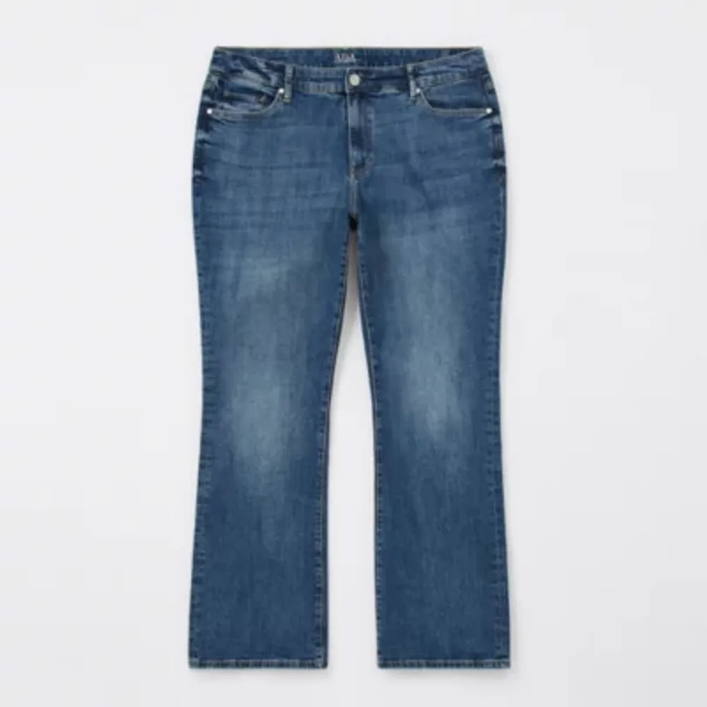 a.n.a Plus Stretch Womens Mid Rise Slim Bootcut Jean