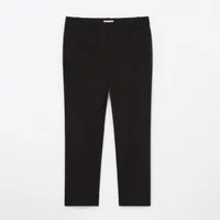 Liz Claiborne Plus Womens Amy Mid Rise Straight Pull-On Pants