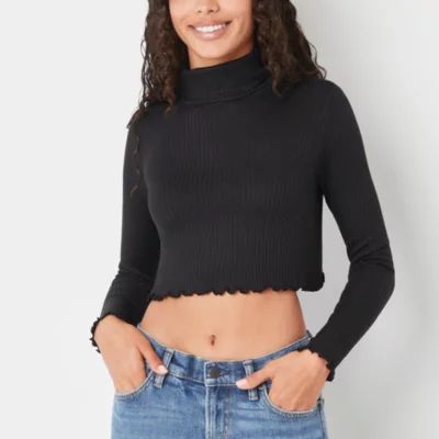 Arizona Juniors Womens Long Sleeve Turtleneck