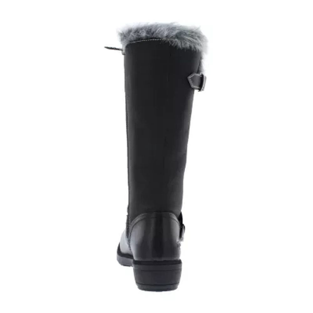 Totes Womens Adriana Iii Waterproof Stacked Heel Winter Boots