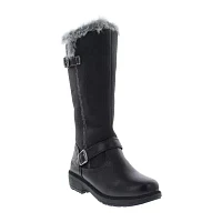 Totes Womens Adriana Iii Waterproof Stacked Heel Winter Boots