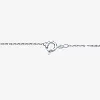 Angel Number 555 Womens 1/5 CT. Natural White Diamond Sterling Silver Pendant Necklaces