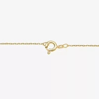 Angel Number 777 Womens 1/6 CT. T.W. Natural White Diamond 14K Gold Over Silver Pendant Necklace