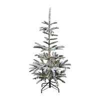 Northlight Slim Nordmann Artificial Warm Clear Led Lights 6 1/2 Foot Pre-Lit Fir Christmas Tree