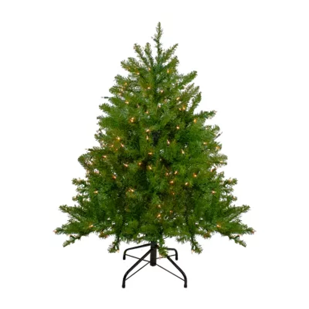 Northlight Full Northern 4 Foot Pre-Lit Pine Christmas Tree